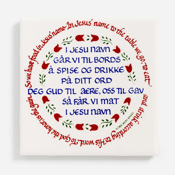 Norwegian Table Prayer Trivet